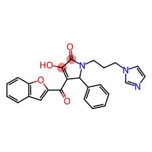 4-(1-benzofuran-2-ylcarbonyl)-3-hydroxy-1-[3-(1H-imidazol-1-yl)propyl]-5-phenyl-1,5-dihydro-2H-pyrrol-2-one