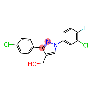 (1-(3-CHLORO-4-FLUOROPHENYL)-3-(4-CHLOROPHENYL)-1H-PYRAZOL-4-YL)METHANOL