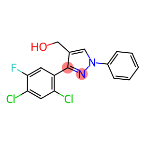 1H-Pyrazole-4-methanol, 3-(2,4-dichloro-5-fluorophenyl)-1-phenyl-