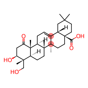 3β,23-Dihydroxy-1-oxo-olean-12-en-28-oic acid