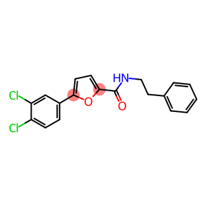 5-(3,4-dichlorophenyl)-N-(2-phenylethyl)-2-furamide