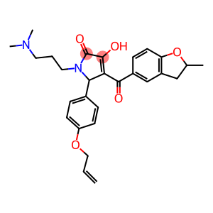 5-[4-(allyloxy)phenyl]-1-[3-(dimethylamino)propyl]-3-hydroxy-4-[(2-methyl-2,3-dihydro-1-benzofuran-5-yl)carbonyl]-1,5-dihydro-2H-pyrrol-2-one