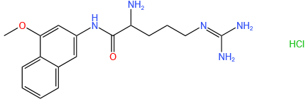 L-ARGININE-4-METHOXY-BETA-NAPHTHYLAMIDE HYDROCHLORIDE SALT