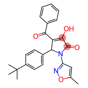 4-benzoyl-5-(4-tert-butylphenyl)-3-hydroxy-1-(5-methyl-3-isoxazolyl)-1,5-dihydro-2H-pyrrol-2-one