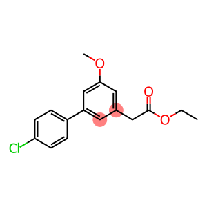 4'-Chloro-5-methoxy-3-biphenylacetic acid, ethyl ester