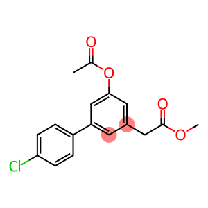 5-(Acetyloxy)-4'-chloro-(1,1'-biphenyl)-3-acetic acid methyl ester