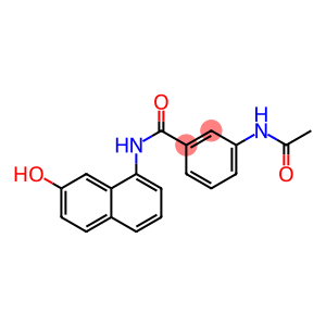 3-acetamido-N-(7-hydroxynaphthalen-1-yl)benzamide