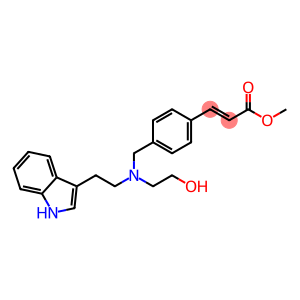 2-Propenoic acid, 3-[4-[[(2-hydroxyethyl)[2-(1H-indol-3-yl)ethyl]amino]methyl]phenyl]-, methyl ester, (2E)-