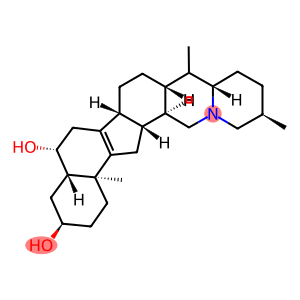 Cevane-3,6-diol, 8,9-didehydro-, (3α,5α,6β,25α)- (9CI)