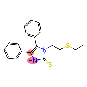 2H-Imidazole-2-thione, 1-[2-(ethylthio)ethyl]-1,3-dihydro-4,5-diphenyl-