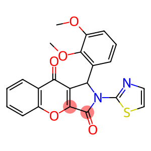 1-(2,3-dimethoxyphenyl)-2-(1,3-thiazol-2-yl)-1,2-dihydrochromeno[2,3-c]pyrrole-3,9-dione