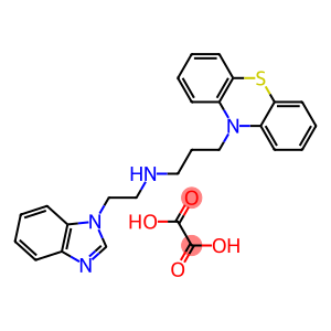 10H-Phenothiazine-10-propanamine, N-2-(1H-benzimidazol-1-yl)ethyl-, ethanedioate (1:1)