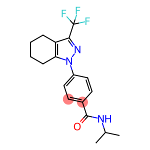 N-isopropyl-4-[3-(trifluoromethyl)-4,5,6,7-tetrahydro-1H-indazol-1-yl]benzamide