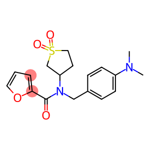 N-[4-(dimethylamino)benzyl]-N-(1,1-dioxidotetrahydro-3-thienyl)-2-furamide