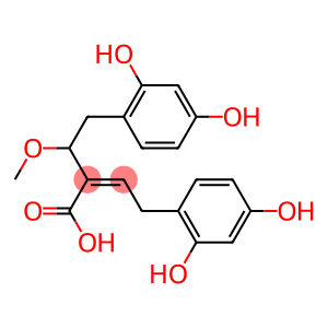 α-[2-(2,4-Dihydroxyphenyl)ethylidene]-2,4-dihydroxy-β-methoxybenzenebutanoic acid