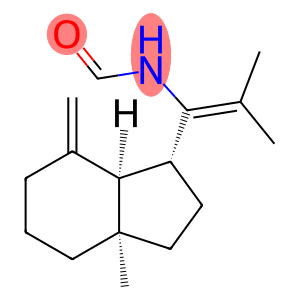 N-[2-Methyl-1-[(1R,7aα)-octahydro-3aα-methyl-7-methylene-1H-inden-1α-yl]-1-propenyl]formamide