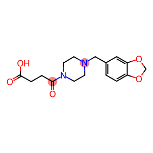 4-(4-(苯并[D][1,3]二氧戊环-5-基甲基)哌嗪-1-基)-4-氧代丁酸