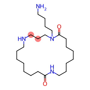 1,5,14-Triazacyclodocosane-6,15-dione, 5-(4-aminobutyl)-