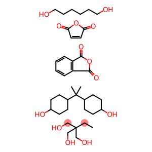 1,3-Isobenzofurandione, polymer with 2-ethyl-2-(hydroxymethyl)-1,3-propanediol, 2,5-furandione, 1,6-hexanediol and 4,4'-(1-methylethylidene)bis[cyclohexanol]