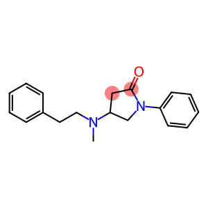 4-[Methyl(phenethyl)amino]-1-phenylpyrrolidin-2-one