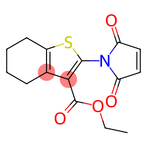 2-(2,5-dioxo-1-pyrrolyl)-4,5,6,7-tetrahydrobenzothiophene-3-carboxylic acid ethyl ester