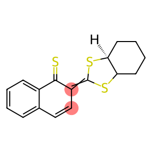 1(2H)-Naphthalenethione, 2-(hexahydro-1,3-benzodithiol-2-ylidene)-