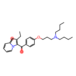 3-[[p-(3-Dibutylaminopropoxy)phenyl]carbonyl]-2-ethylindolizine