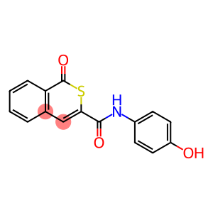 N-(4-hydroxyphenyl)-1-oxo-1H-isothiochromene-3-carboxamide