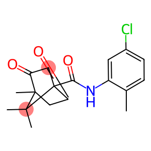 N-(5-chloro-2-methylphenyl)-4,7,7-trimethyl-2,3-dioxobicyclo[2.2.1]heptane-1-carboxamide