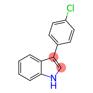 1H-Indole, 3-(4-chlorophenyl)-