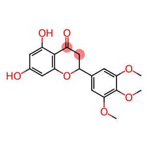 4H-1-Benzopyran-4-one, 2,3-dihydro-5,7-dihydroxy-2-(3,4,5-trimethoxyphenyl)-