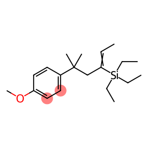 Benzene, 1-[1,1-dimethyl-3-(triethylsilyl)-3-penten-1-yl]-4-methoxy-