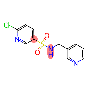 6-chloro-N-(3-pyridinylmethyl)-3-pyridinesulfonamide