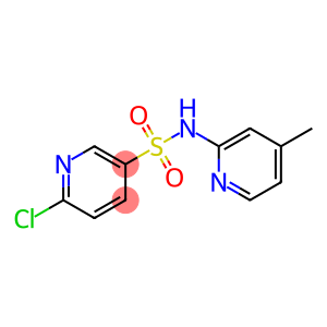 6-chloro-N-(4-methyl-2-pyridinyl)-3-pyridinesulfonamide