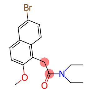 2-(6-bromo-2-methoxy-1-naphthyl)-N,N-diethylacetamide