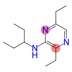 Pyrazinamine, 3,6-diethyl-N-(1-ethylpropyl)- (9CI)