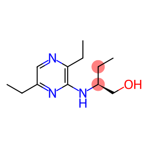 1-Butanol, 2-[(3,6-diethyl-2-pyrazinyl)amino]-, (2S)-
