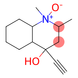 4-Ethynyl-1,2-dimethyldecahydro-4-quinolinol 1-oxide