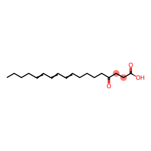 4-oxo-9,11,13-octadecatrienoic acid