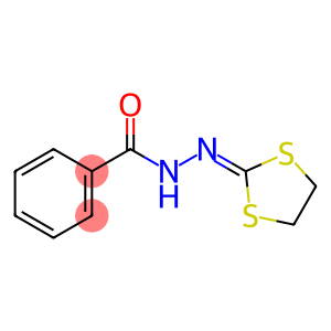 2-benzoylhydrazono-1,3-dithiolane