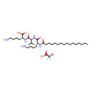 (2S)-6-amino-2-[[(2S)-2-[[(2S)-6-amino-2-(hexadecanoylamino)hexanoyl]amino]-3-methylbutanoyl]amino]hexanoic acid,2,2,2-trifluoroacetic acid