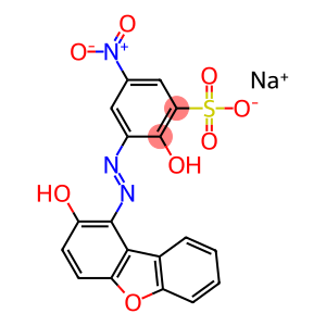 2-羟基-3-[(2-羟基-1-二苯并呋喃基)偶氮]-5-硝基苯磺酸钠