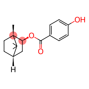 Benzoic acid, 4-hydroxy-, (1R,2R,4R)-1,7,7-trimethylbicyclo[2.2.1]hept-2-yl ester, rel-