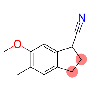 1H-Indene-1-carbonitrile,2,3-dihydro-6-methoxy-5-methyl-(9CI)