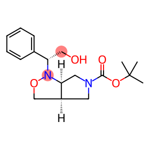 (3aR,6aR)-tert-butyl 1-((R)-2-hydroxy-1 -phenylethyl)tetrahydro-1 H-pyrro!o[3.4-c]isoxazole-5(3H)-carboxylate