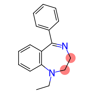 1H-1,4-Benzodiazepine, 1-ethyl-2,3-dihydro-5-phenyl-