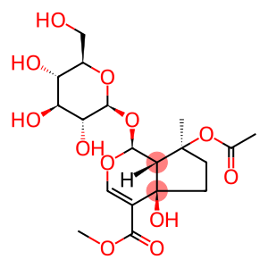 Cyclopenta[c]pyran-4-carboxylic acid, 7-(acetyloxy)-1-(β-D-glucopyranosyloxy)-1,4a,5,6,7,7a-hexahydro-4a-hydroxy-7-methyl-, methyl ester, (1S,4aR,7S,7aS)-