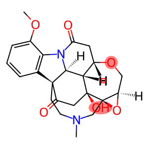 21α,22α-Epoxy-21,22-dihydro-14-hydroxy-4-methoxy-19-methyl-16,19-secostrychnidine-10,16-dione