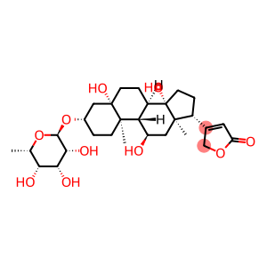 3β-[(6-Deoxy-α-L-talopyranosyl)oxy]-5,11α,14-trihydroxy-5β-card-20(22)-enolide