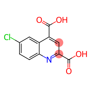 2,4-Quinolinedicarboxylic acid, 6-chloro-